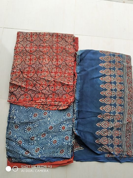 Ajrakh Hand block print suits uploaded by Ajrakh hand block print products on 8/10/2020