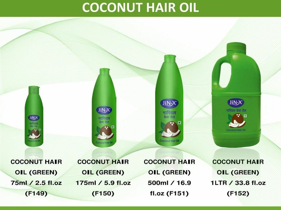 Coconut Hair Oil  uploaded by JIN-X HEALTHCARE PVT LTD on 6/4/2021