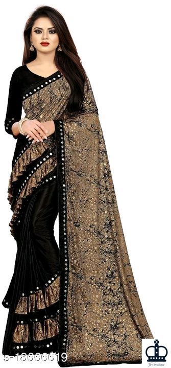 Fancy sarees uploaded by JB's boutique on 6/4/2021