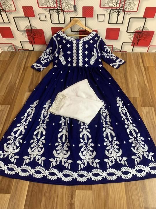 ANARKALI TOP AND PLAZO uploaded by Girl villa creation  on 6/4/2021