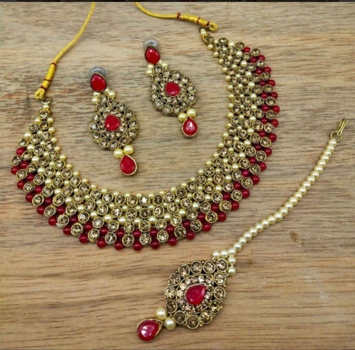 Fascinating Beads & Stones Jewellery Set uploaded by business on 6/4/2021