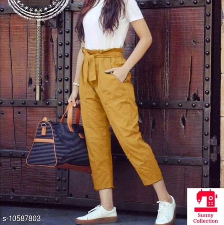 Trendy Women Latest Trousers  uploaded by Anmol collection  on 6/4/2021