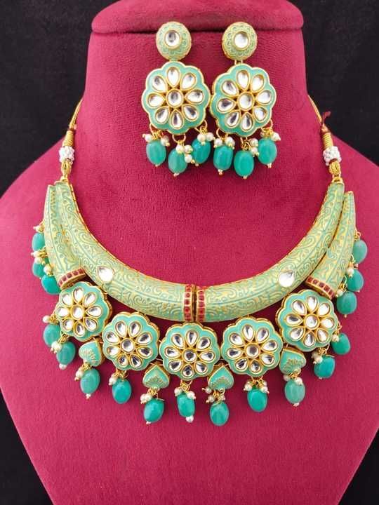 Meenakari Premium Quality Chokar  uploaded by Nagar art jewelry  on 6/4/2021