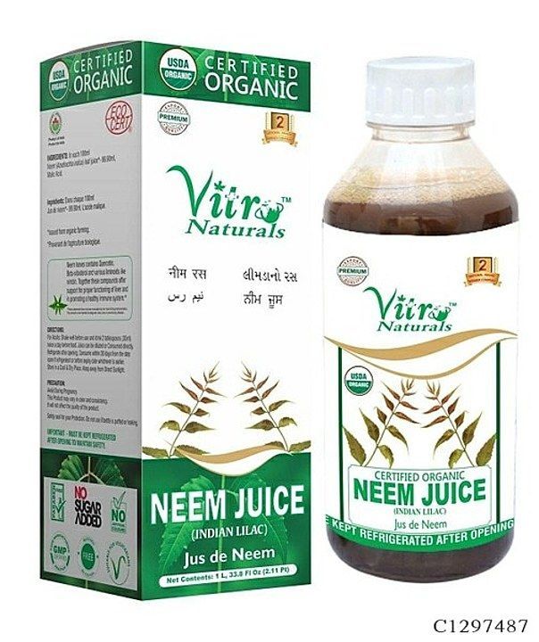 Vitro Natural Certified Organic Neem Juice uploaded by Online Meri Dukaan - Website  on 8/10/2020