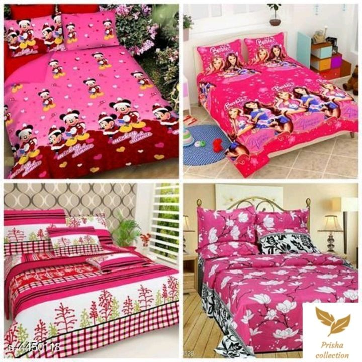 Polly cottan double badsheet uploaded by Cloth shop on 6/4/2021