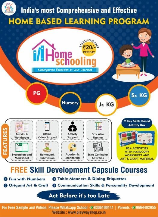 Homeschooling Program uploaded by Chilada Services Pvt Ltd on 6/4/2021