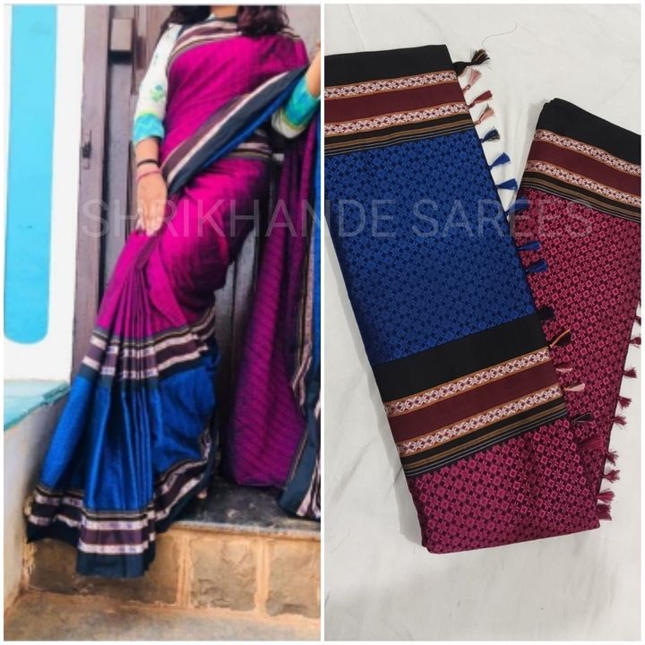 Ilkal Traditional khann material Sarees uploaded by SHRIKHANDE TRADERS on 6/4/2021