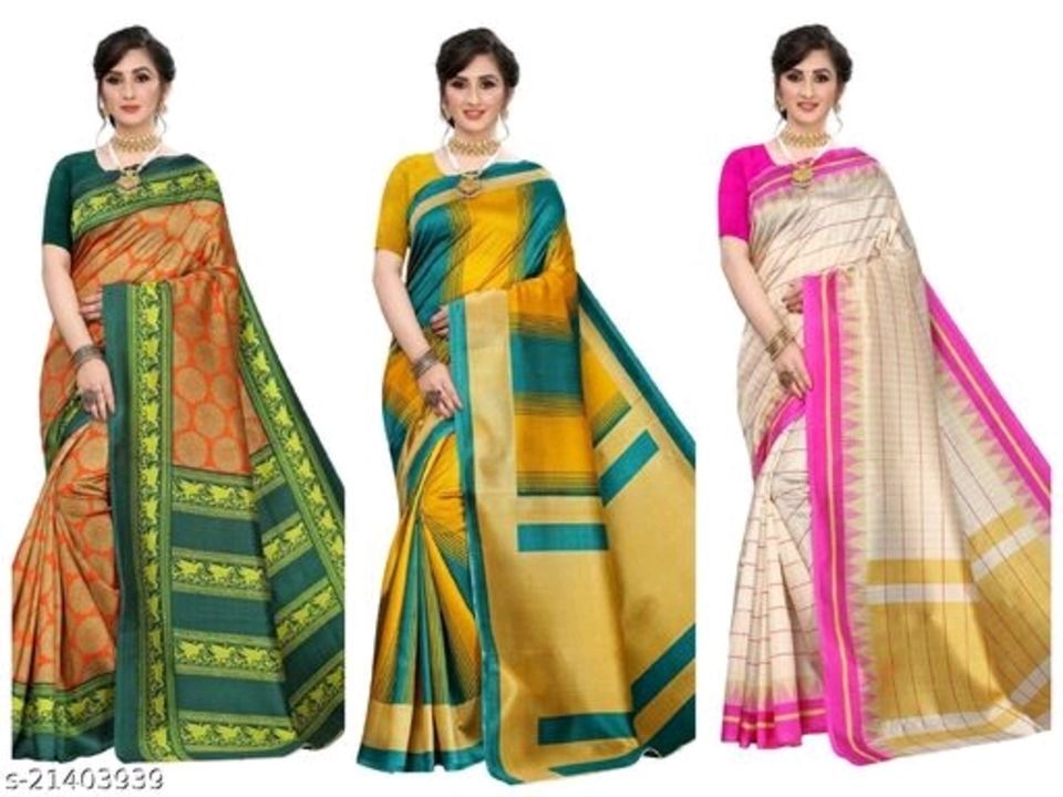 Mysore Silk Sarees Combo uploaded by Rena Collections on 6/5/2021