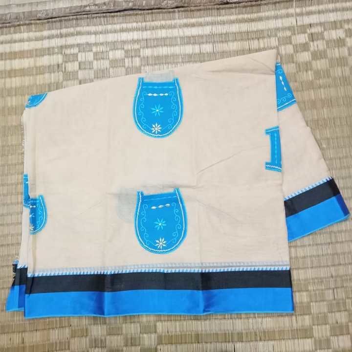 Post image *New fish and kulo aplic design*

*100% Original &amp; Authentic hand weaving dhaniyakhali cotton saree no bp*

*Assuredly quality....perfect for summer season*

soft and light weight....

✅Not shantipur &amp; fuliya products 

😘Price : 950/- + shipping 

Fix rate no bergaining......

Don't compare any duplicate product......

Ready for dispatch

Ask availablity pictures and description.....

Despatch time 4 to 6 working days........