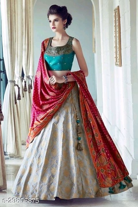 Checkout this latest Lehenga
Product Name: *Fanc uploaded by Chandra_Collection on 6/5/2021
