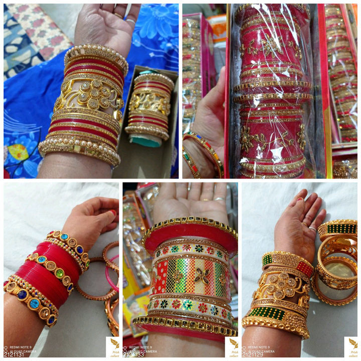 Fancy  bangles set  uploaded by Cloth shop on 6/5/2021