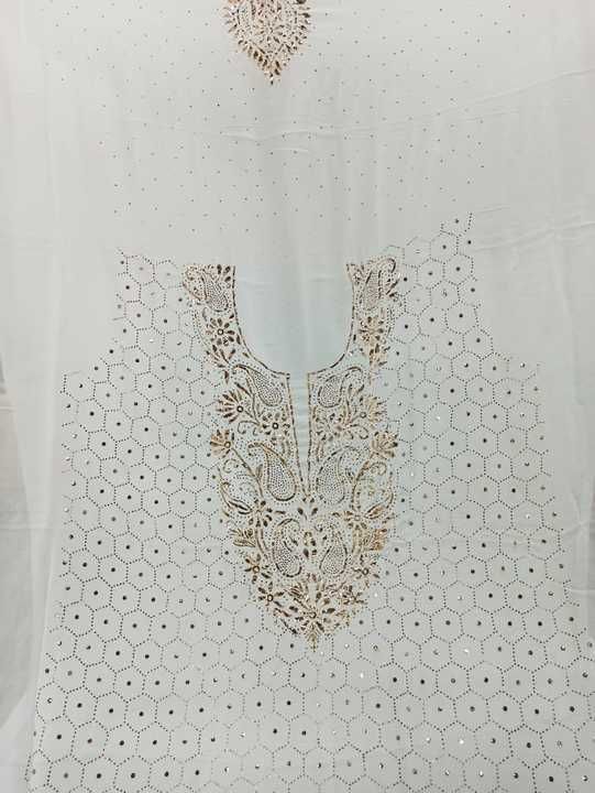 Chikankari ....price on request uploaded by Lakshmi apparels on 6/5/2021