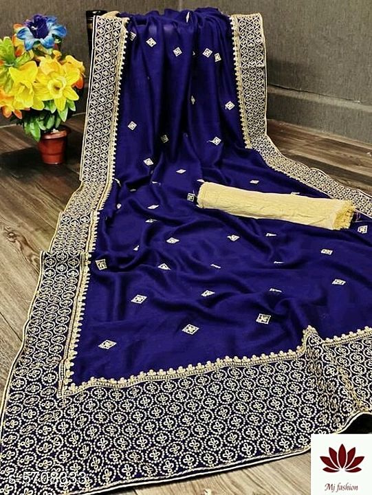 Trendy Women's Sarees

Saree Fabric: Vichitra Silk
Blouse: Separate Blouse Piece
Blouse Fabric: Bang uploaded by Mj fashion  on 8/10/2020