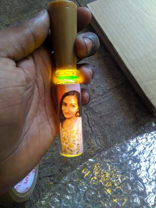 Miniature bottle with photos and light uploaded by SanthiGifts and pencil carvings on 6/5/2021