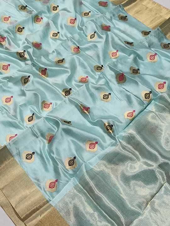 Soft silk chanderi uploaded by business on 8/10/2020