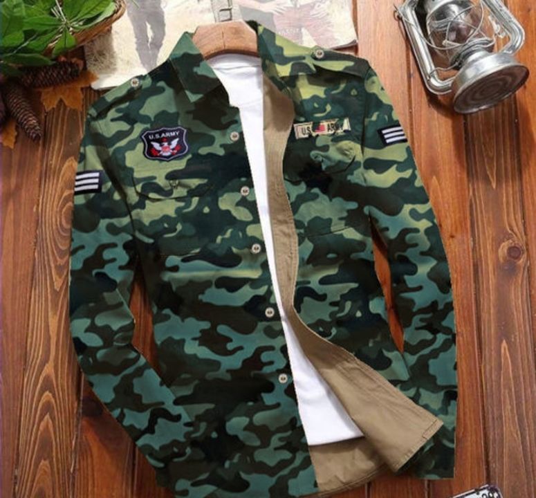 Army shirt uploaded by business on 6/5/2021