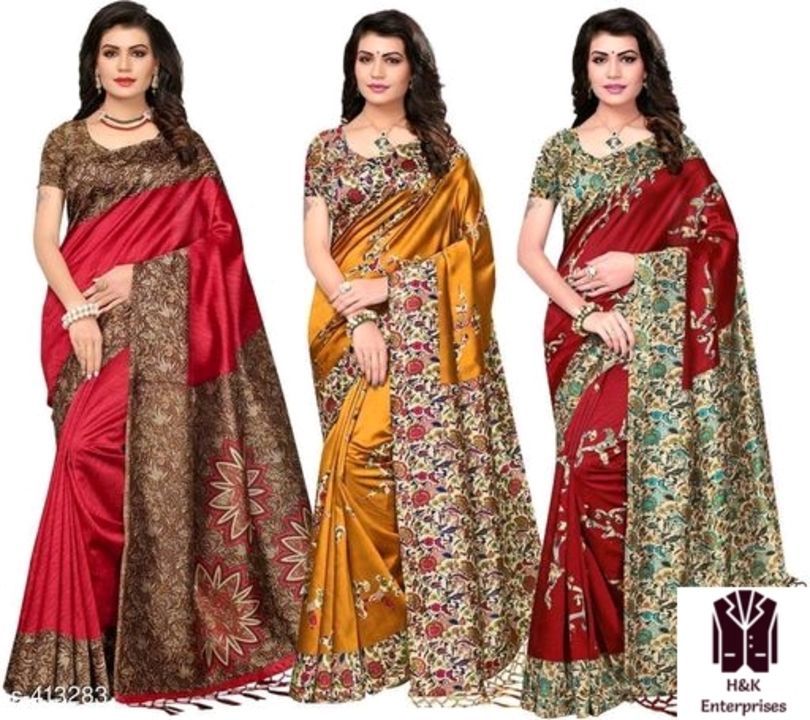 3 Comob Saree uploaded by business on 6/5/2021