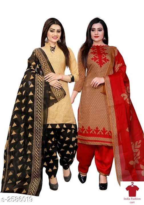 Cotton printed suit &dress material  uploaded by India fashion cart  on 6/5/2021