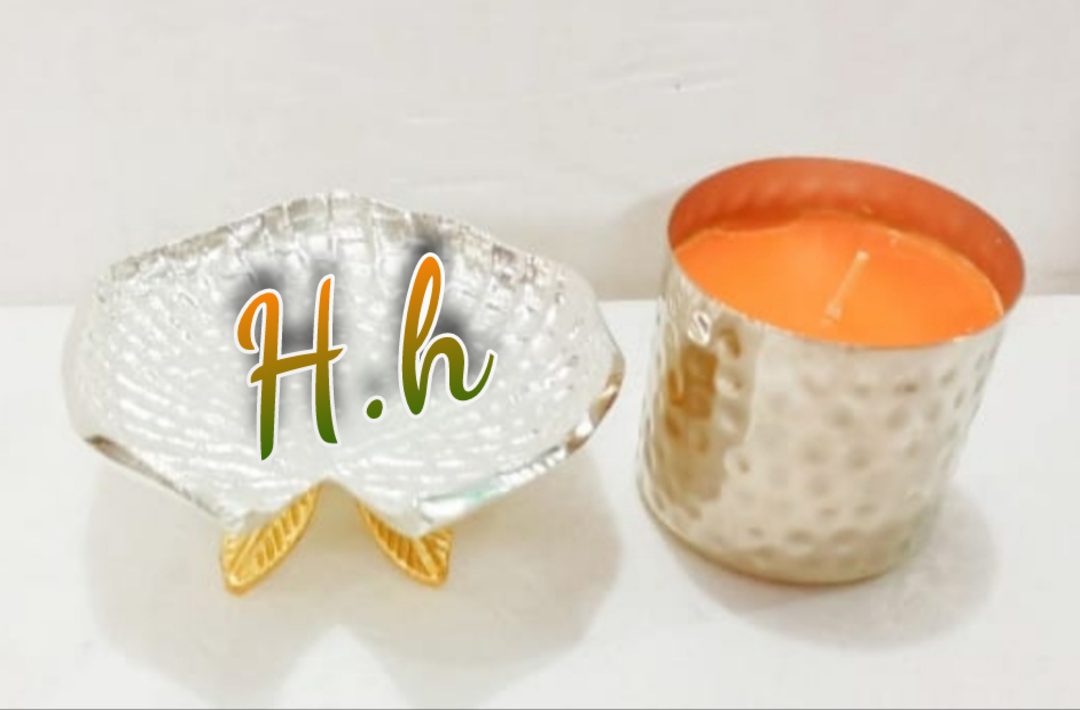 Votive with platter uploaded by Hina Handicrafts on 6/5/2021