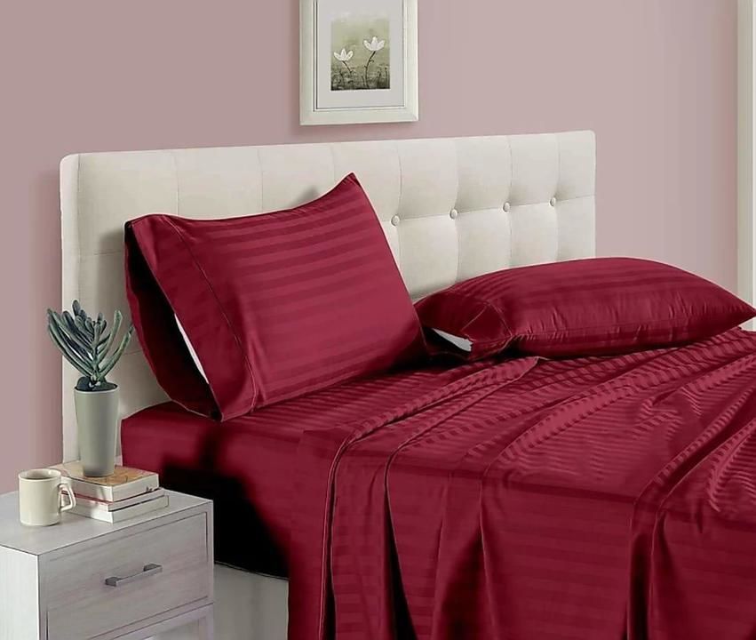 Cotton satin bedsheet😍🥰 uploaded by business on 6/5/2021