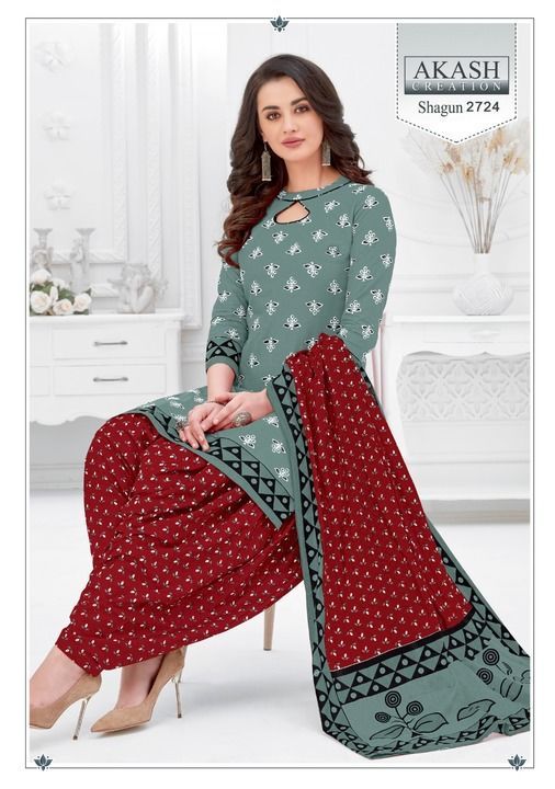 Cotton Dress material  uploaded by Jay Bajrang print  on 6/5/2021