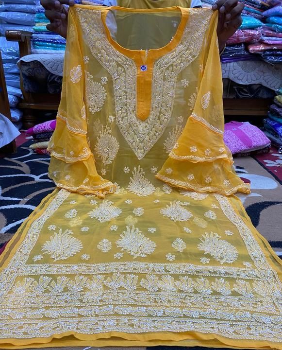 chikankari kurti uploaded by fashion Mall on 6/5/2021