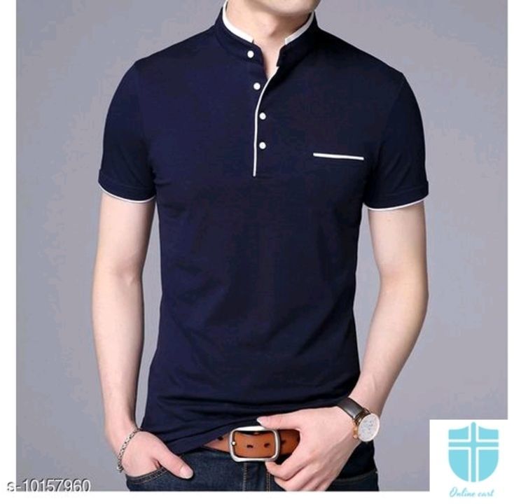 Post image Whatsapp -&gt; +917970497733
Checkout this latest Tshirts
Product Name: *Mandarian collar button t shirt for men*
Fabric: Cotton
Sleeve Length: Short Sleeves
Pattern: Solid
Multipack: 1
Sizes:
S, M, L, XL
Country of Origin: India
Easy Returns Available In Case Of Any Issue
*Proof of Safe Delivery! Click to know on Safety Standards of Delivery Partners- https://ltl.sh/y_nZrAV3