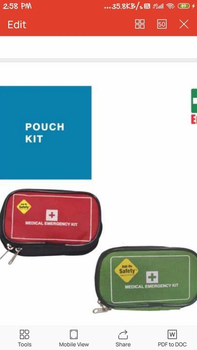 Post image I want 700 Pieces of First aid pouches empty.
Below is the sample image of what I want.