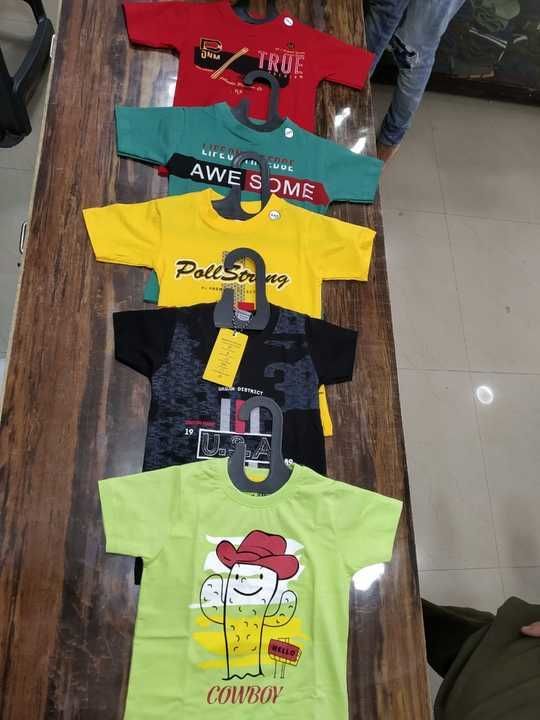 Post image I want 5 Pieces of Kids 5 Tshirt Chayiye Only Cod ye same tshirt chyiye kisi k pas ho to contact 9057442962 what'sapp .
Chat with me only if you offer COD.
Below are some sample images of what I want.