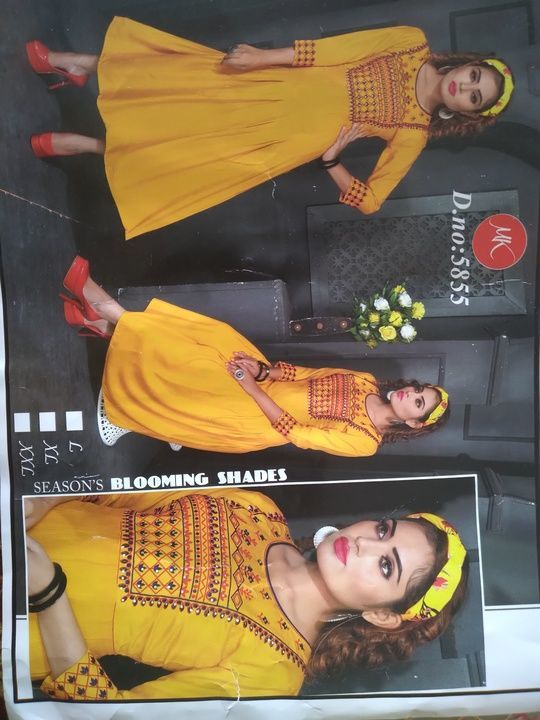 Rayon kurti  uploaded by Appraisals and clothing  on 6/6/2021