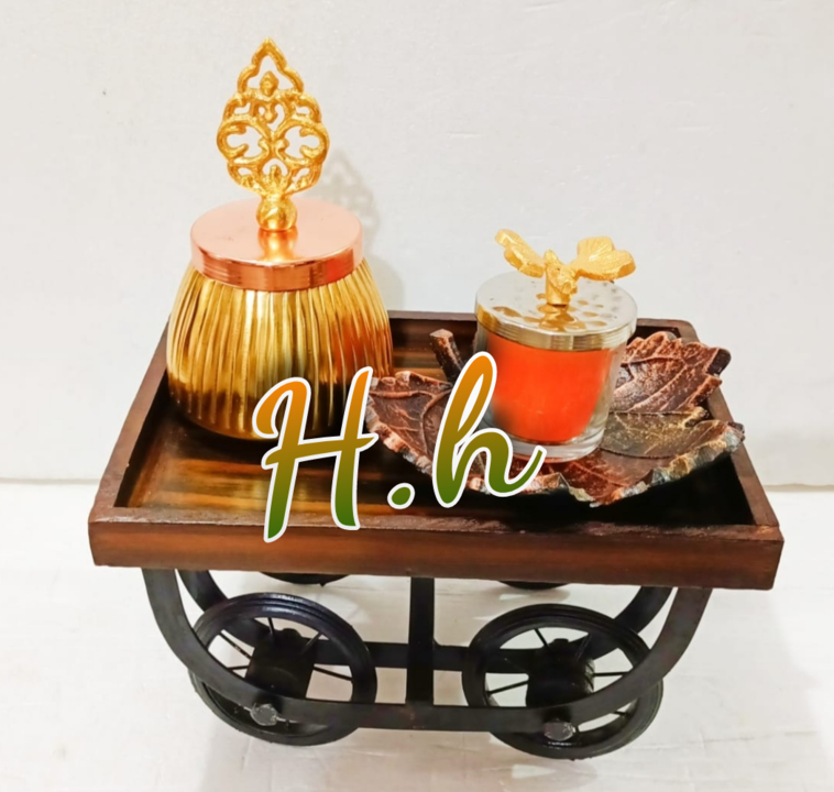 Mdf Cart Platter Gift Hamper uploaded by Hina Handicrafts on 6/6/2021