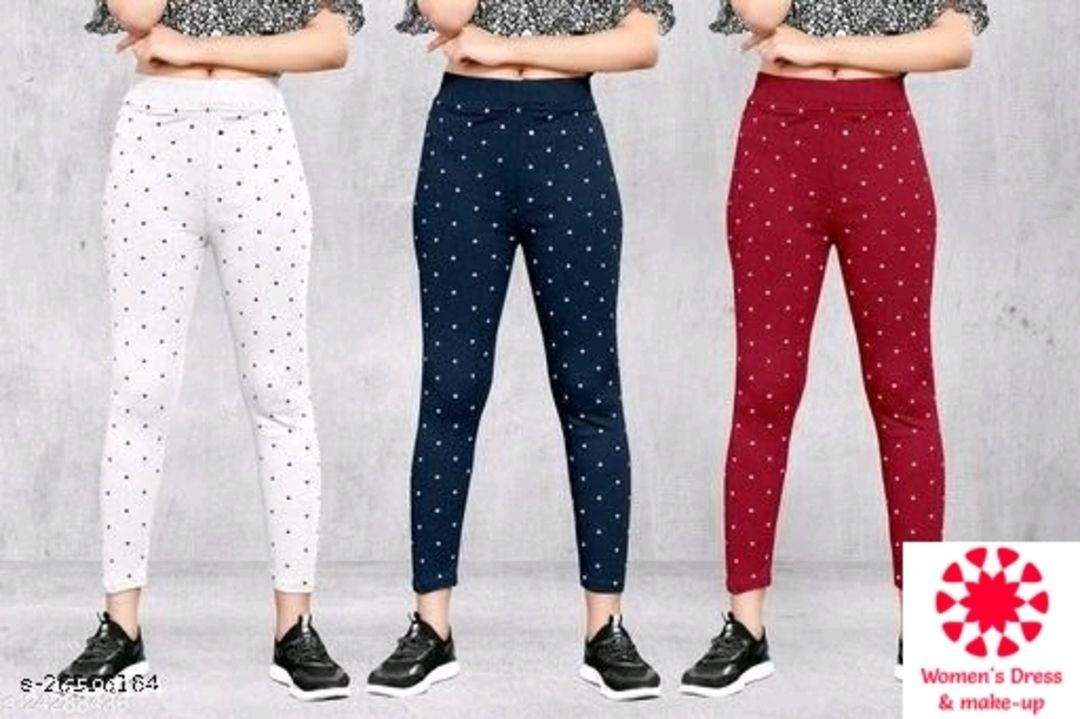 Soft Jeggings combo pack of 3  uploaded by Women's Dresses And Beauty Products on 6/6/2021