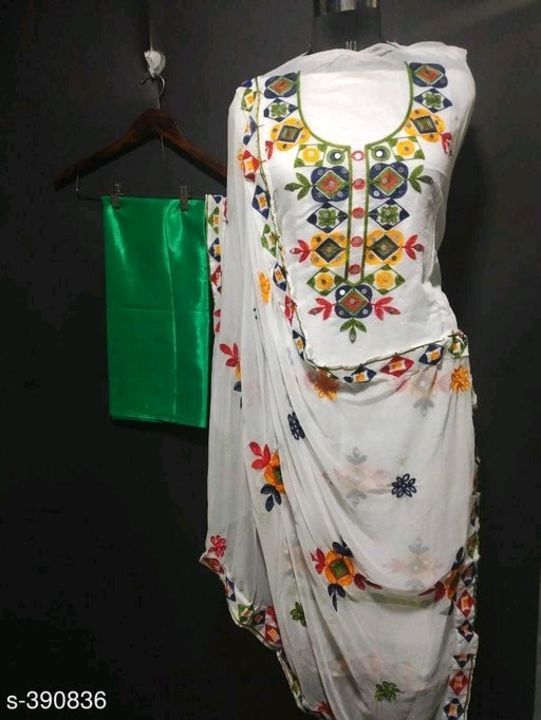 :*Vaidya Aari Work Chanderi Cotton Suits Vol 1 uploaded by Online Digital Shop on 6/6/2021