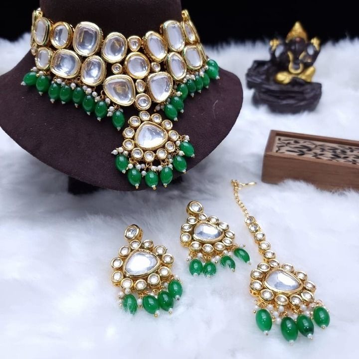 Kundan Choker Set uploaded by Nagar art jewelry  on 6/6/2021