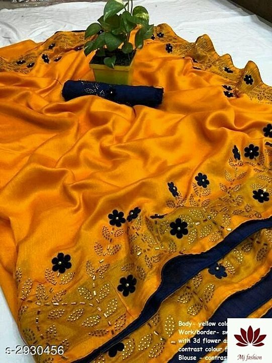 Free Mask Charvi Solid Vichitra Silk Sarees With Beads & Stones

Fabric: Saree - VichitraSilk, Blous uploaded by Mj fashion  on 8/11/2020