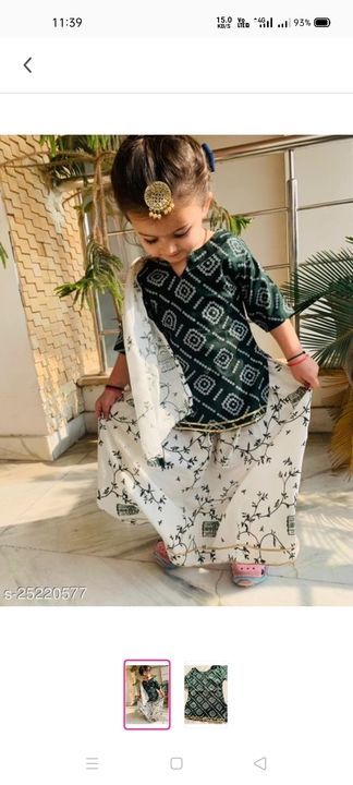 Post image I want 1 Pieces of I want kids lehanga choli for 3-4yrs girl under 350rs..with free shipping..this was n sample .
Below is the sample image of what I want.