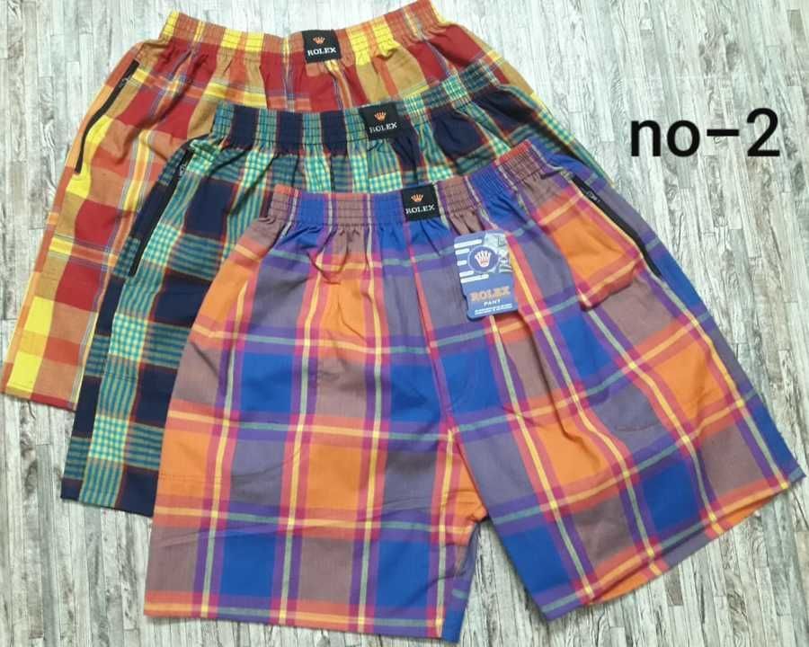 Rolex Mens Cotton Shorts uploaded by Bengal Solution Point on 6/7/2021