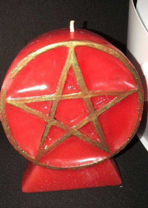 Pentacle  candles uploaded by Punya_creations  on 6/7/2021