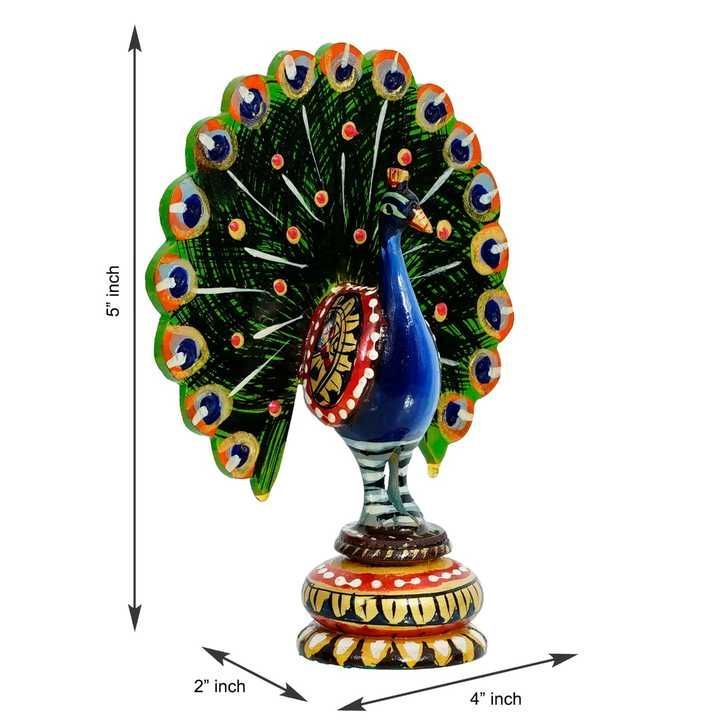 Wooden peacock uploaded by Sai Creations and Handicrafts Jaipu on 6/7/2021