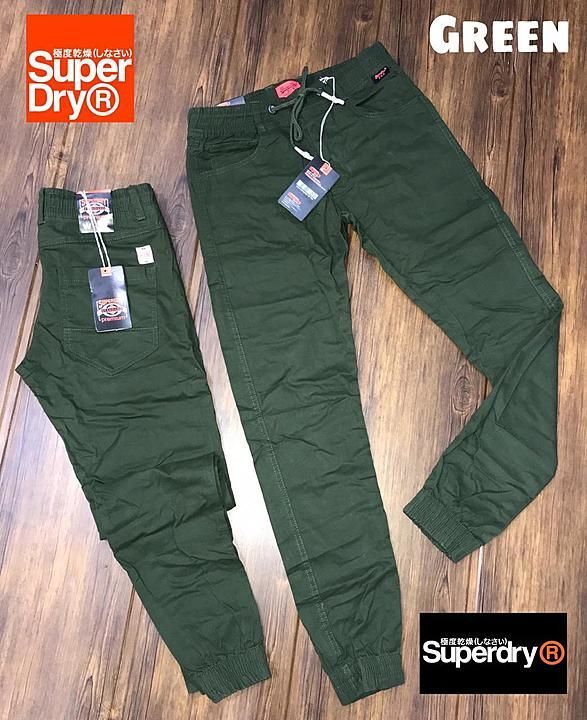 😍😍😍😍😍😍😍😍😍😍😍😍

 *Superdry Military Joggers  

       🎁 *Cotton Lycra Joggers* uploaded by Fashion Hub  on 8/11/2020
