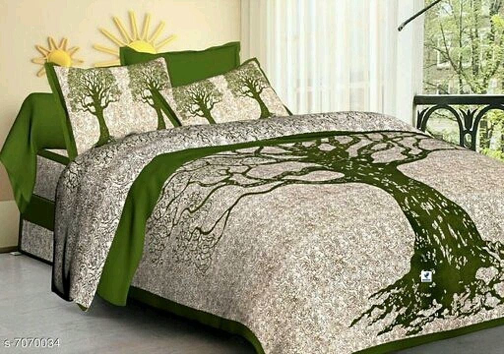 Cotton Double Bedsheet uploaded by MAHAN INTERNATIONAL on 8/11/2020