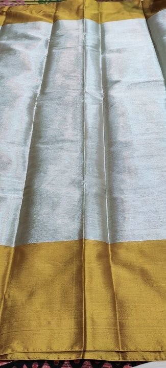Tissue cotton saree uploaded by business on 6/7/2021