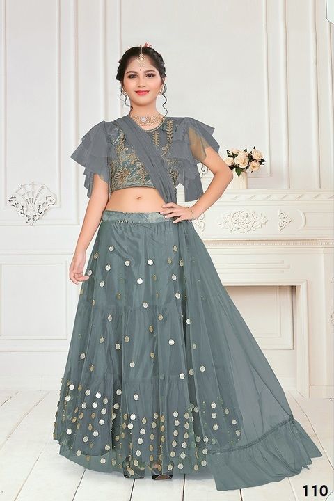 Kids Lehnga uploaded by Wedding collection on 6/7/2021
