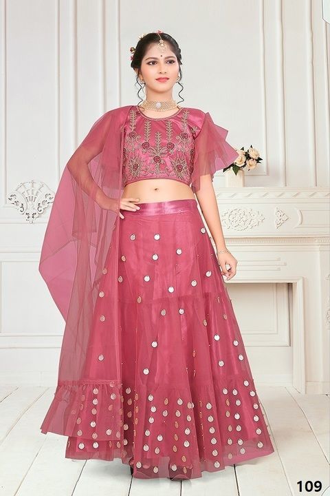 Kids Lehnga uploaded by Wedding collection on 6/7/2021