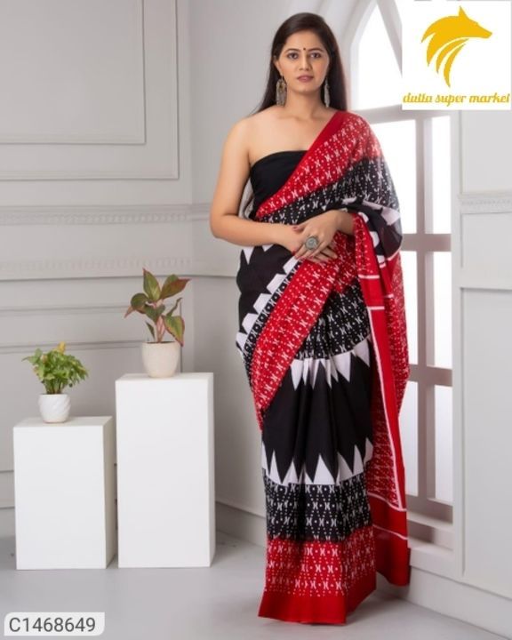 Delicate Hand Block Print Cotton Mulmul Sarees uploaded by business on 6/7/2021