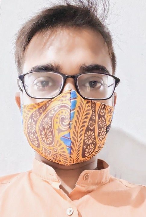 Mithila Printed mask uploaded by Lookout Fashion Exports on 6/7/2021