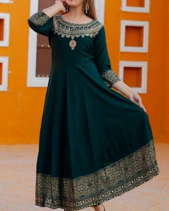 Black Embroidery Kurta with Printed Palazzo uploaded by business on 6/7/2021