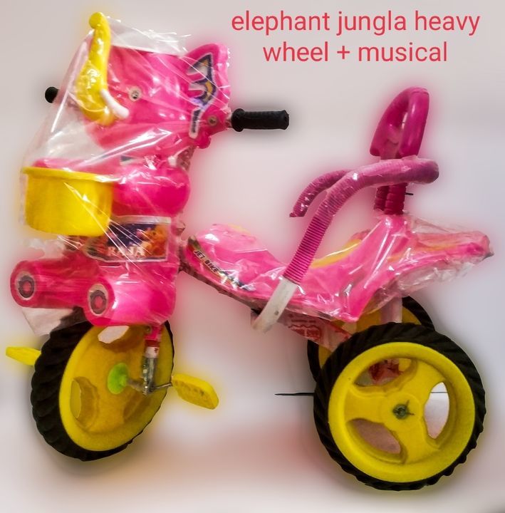 Elephant jungla tricycle uploaded by Sadguru walkers and tricycles on 6/7/2021