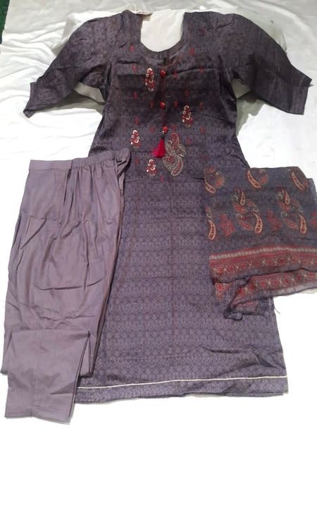 Kurti with pant with dupatta uploaded by business on 6/7/2021