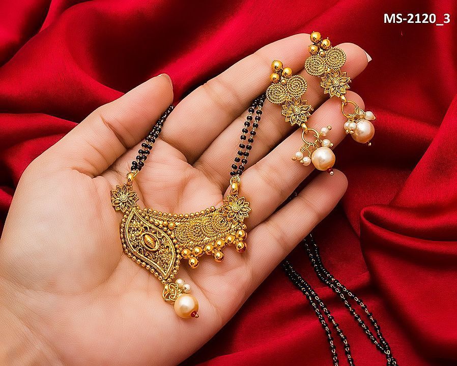 Gold Plated Mangalsutra (MS-2120) uploaded by business on 8/11/2020